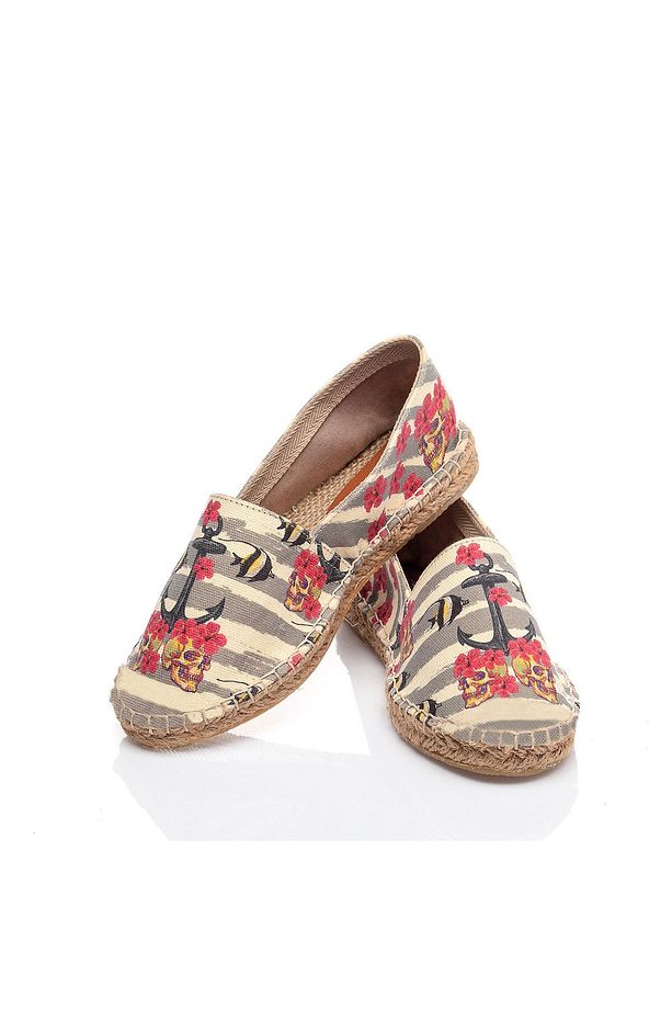 El Yapımı Hasır Taban Espadril - 4