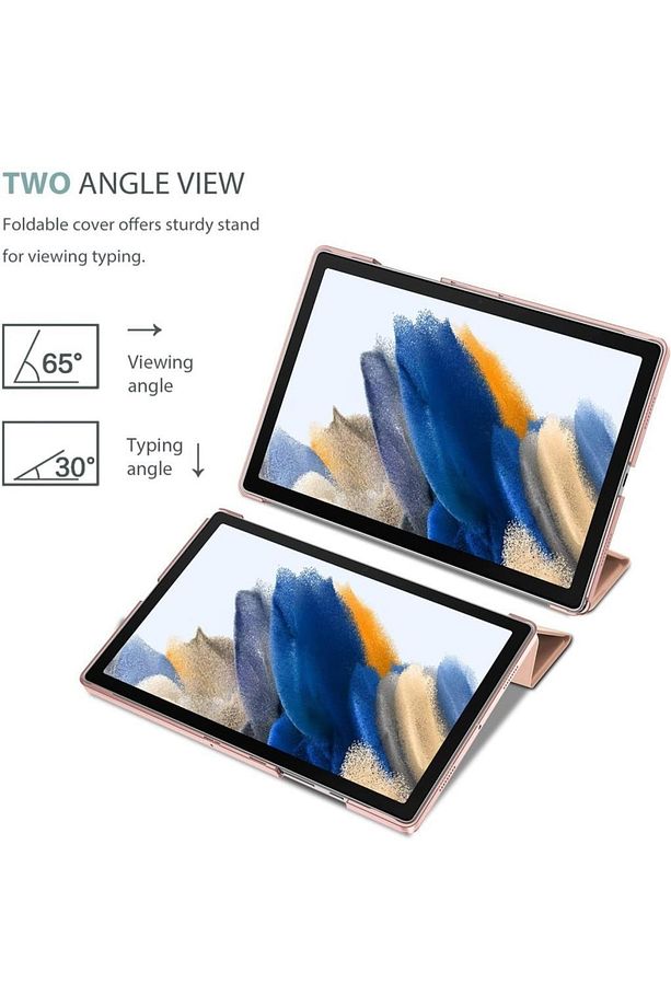 Samsung Galaxy Tab A7 Lite T220 T225 T227 Kılıf New Pu Deri Smart Standlı Case - 7