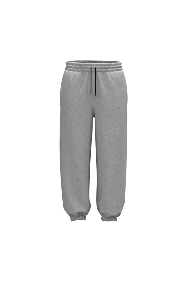 Oversize Basic Gray Jogger Unisex Pantolon - 1
