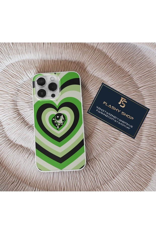 Samsung Galaxy A54 Compatible Powerpuff Girls Buttercup Design Clear Case