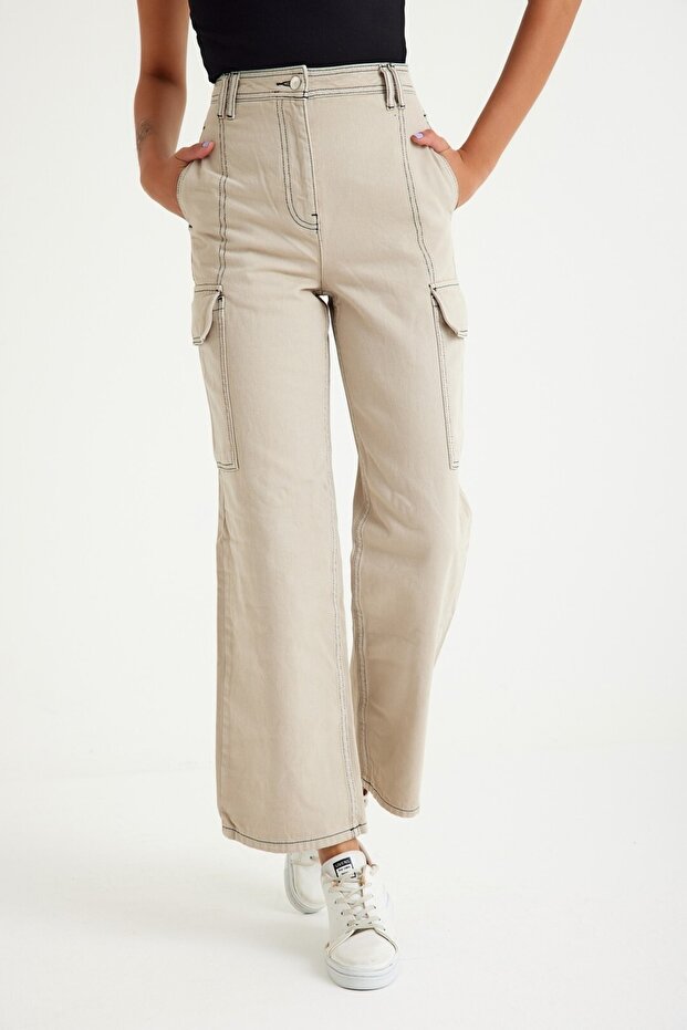 Прямі джинси Kargo - 3
