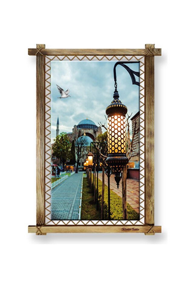 DB İstanbul Modern Kanvas Rustik Tablo - 1