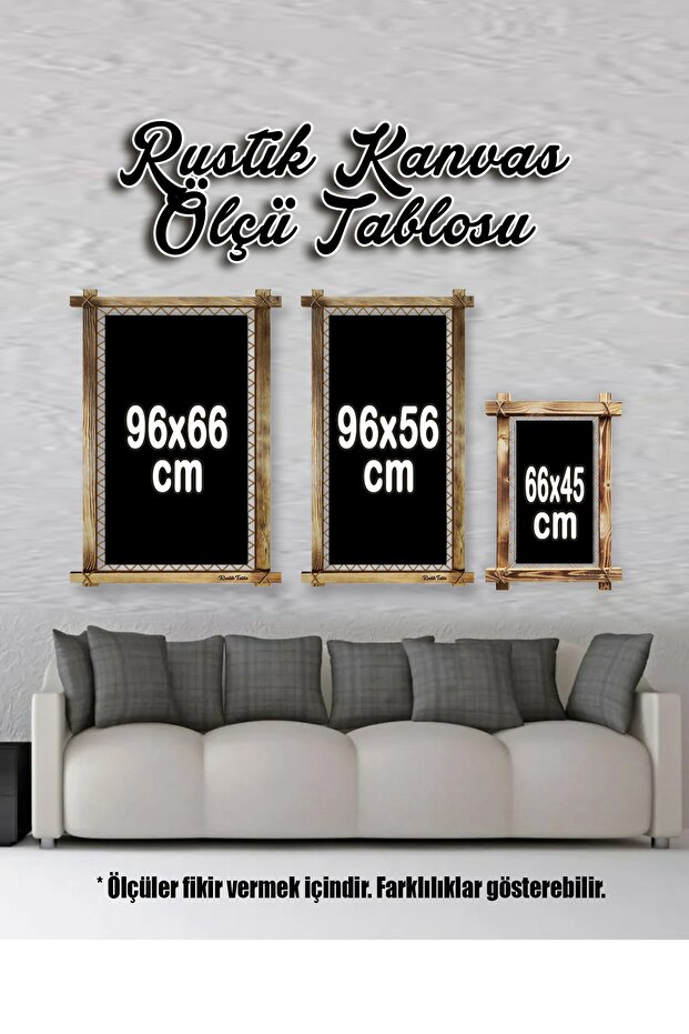 DB İstanbul Modern Kanvas Rustik Tablo - 7