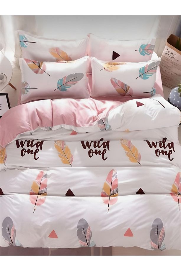 Çarşafı Lastikli Tek Kişilik Çift Taraflı Nevresim Takımı Wild One - 1