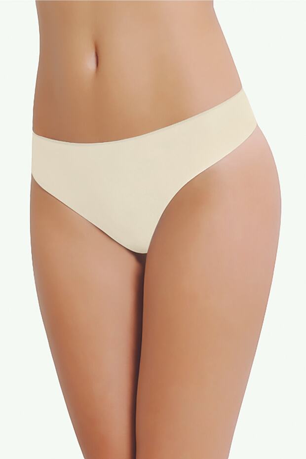 Ekru Görünmez Seamless String - 1