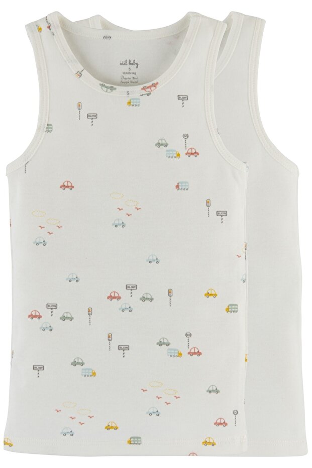 Araba Baskılı 2'li Atlet - 1