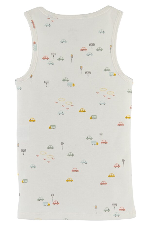 Araba Baskılı 2'li Atlet - 5