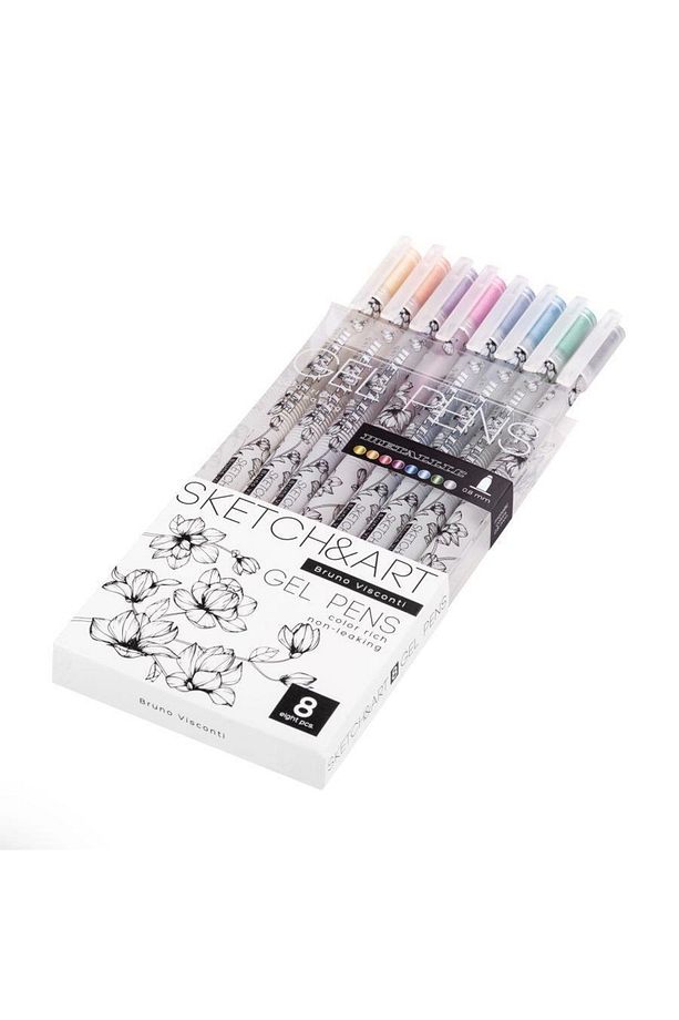 Sketch&art "dreamwrite Metallic" 0.5mm 8 Renk Jel Kalem - 5