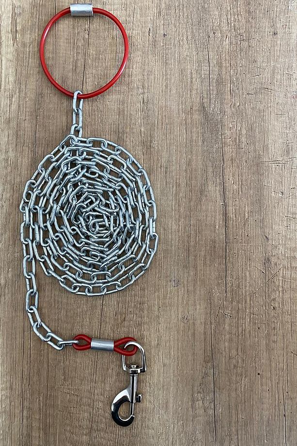 Köpek Gezdirme Bağlama Zinciri 1,20 Metre - 1