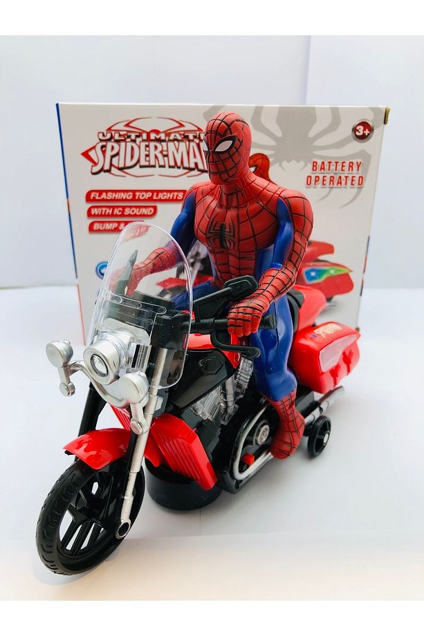 Örümcek Adam Spiderman Robot Işıklı Sesli Motor Oyuncak - 3