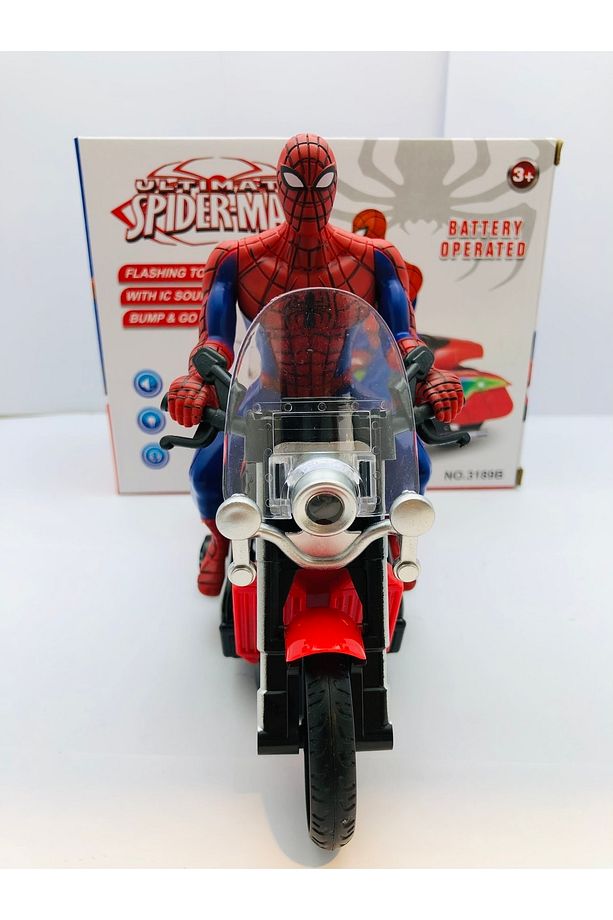 Örümcek Adam Spiderman Robot Işıklı Sesli Motor Oyuncak - 9