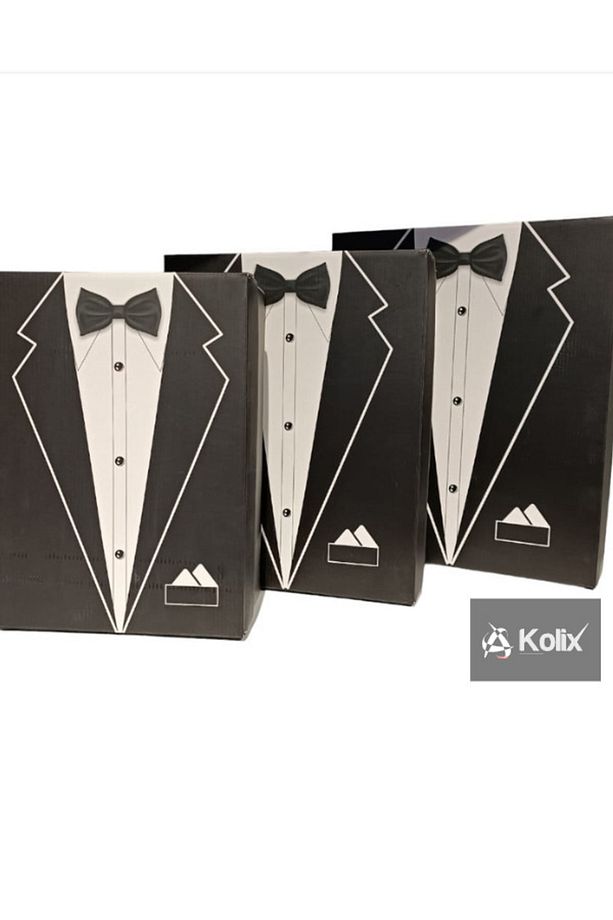 Damat Bohçası-damat Kutusu-çeyiz Kutusu-hediye Seti-hediye Kutusu 3'lü Set - 3