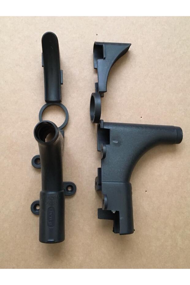 16mm Köşe Düzeltici Ayak Pex Boru Için 20 Adet Siyah - 1