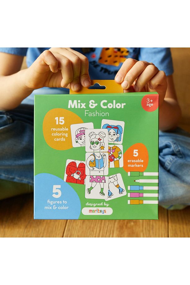 Mix & Color: Fashion - Karıştır Renklendir Moda Puzzle - 4