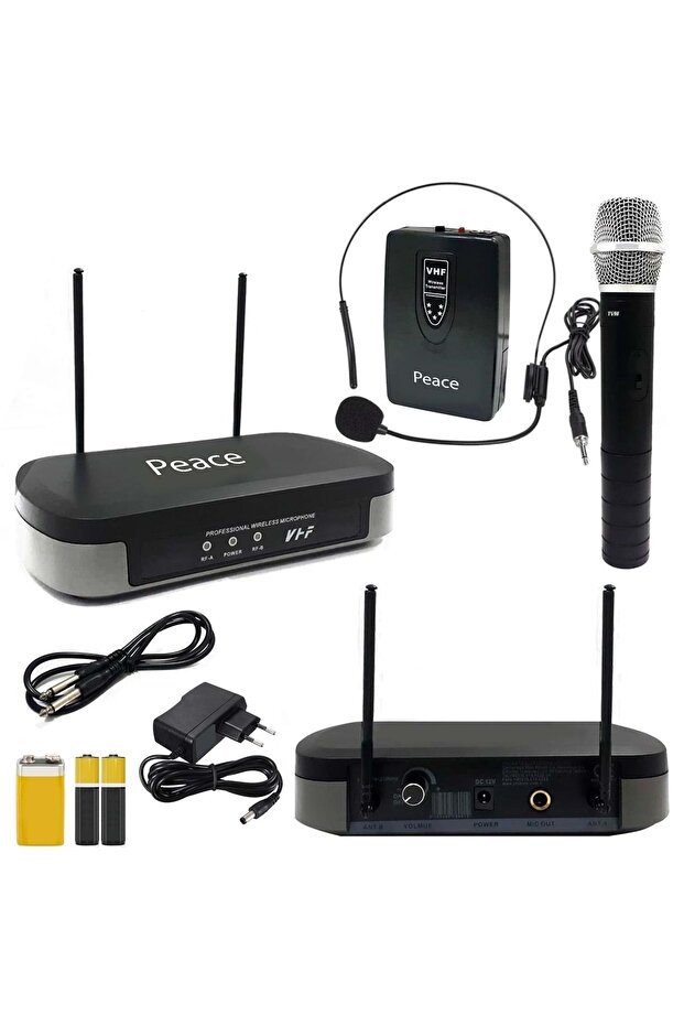 Pc-202 Mikrofon Kablosuz 1el/1headset Vhf - 1