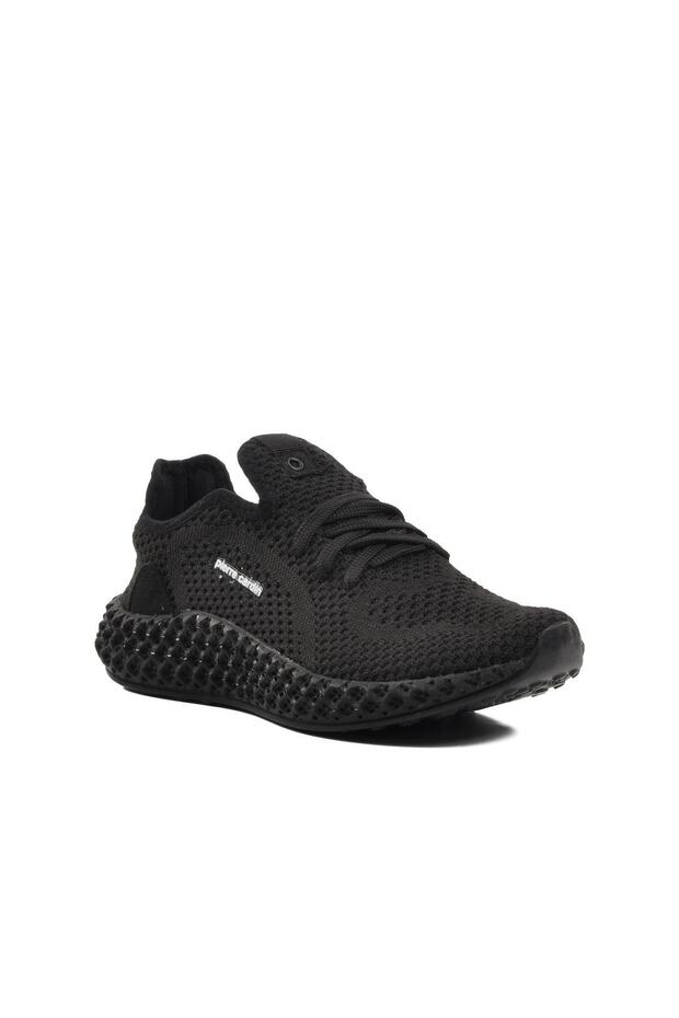 Pc-30680 Black Women's Knitted Sports Shoes