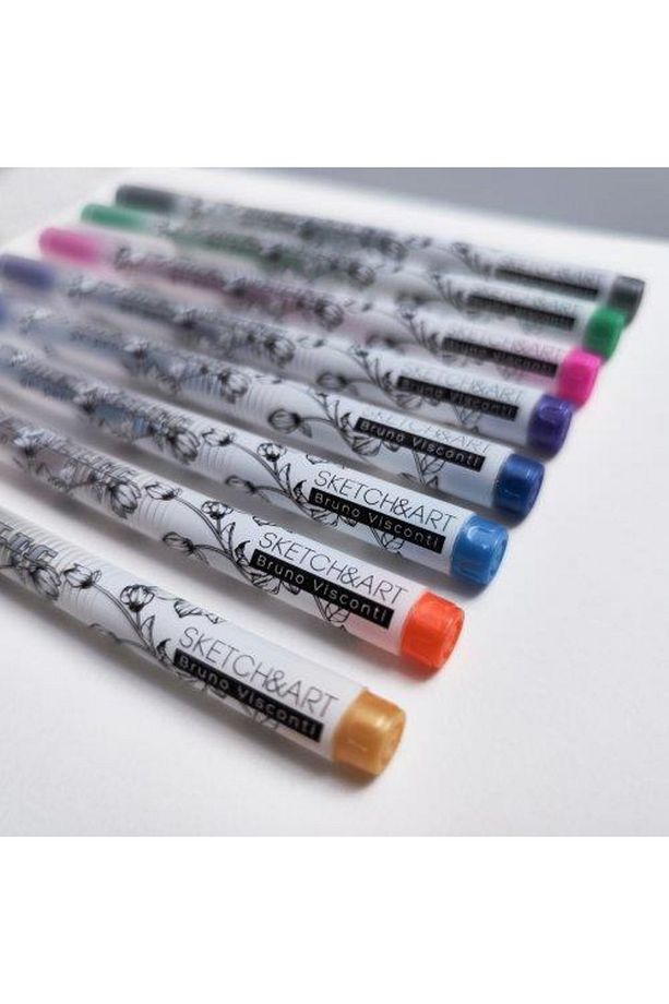 Sketch&art "dreamwrite Metallic" 0.5mm 8 Renk Jel Kalem - 7