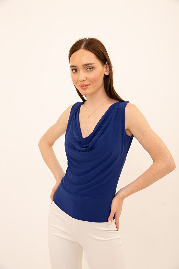 Sax Degaje Yaka Bluz - 3