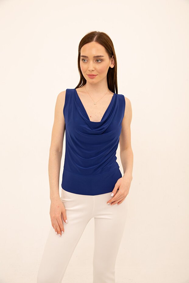 Sax Degaje Yaka Bluz - 5