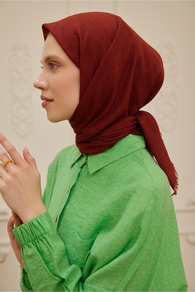 Bambu Eşarp Kiremit - 2