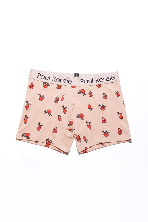 Desenli Erkek Boxer - Couple Collection Lazy - 2