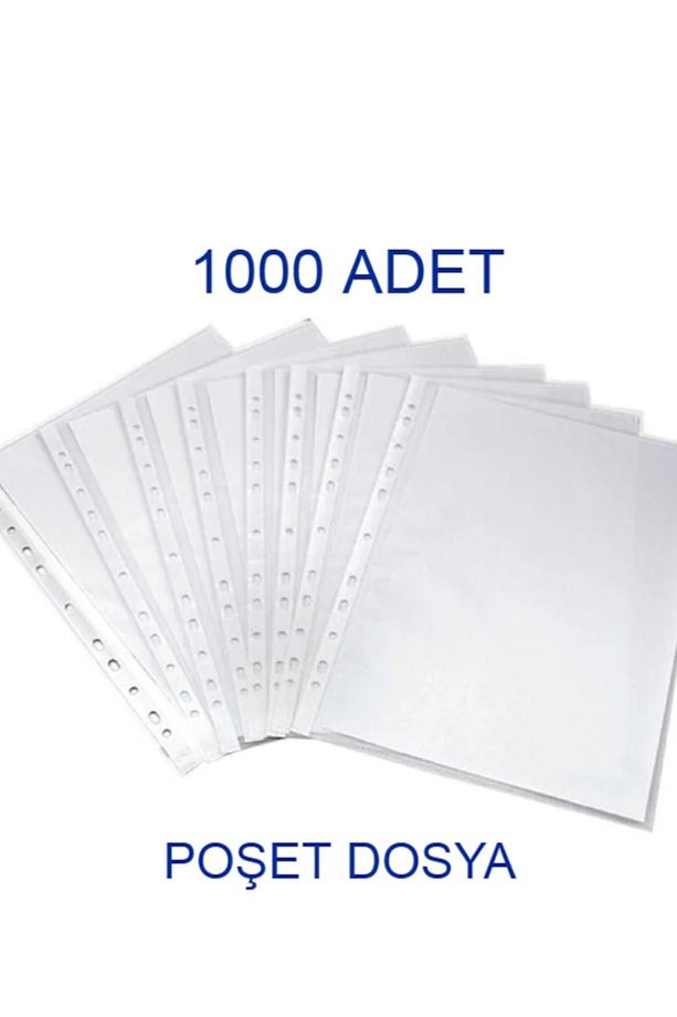 1.000 Adet A4 Şeffaf Dosya Föy Poşet Dosya - 1