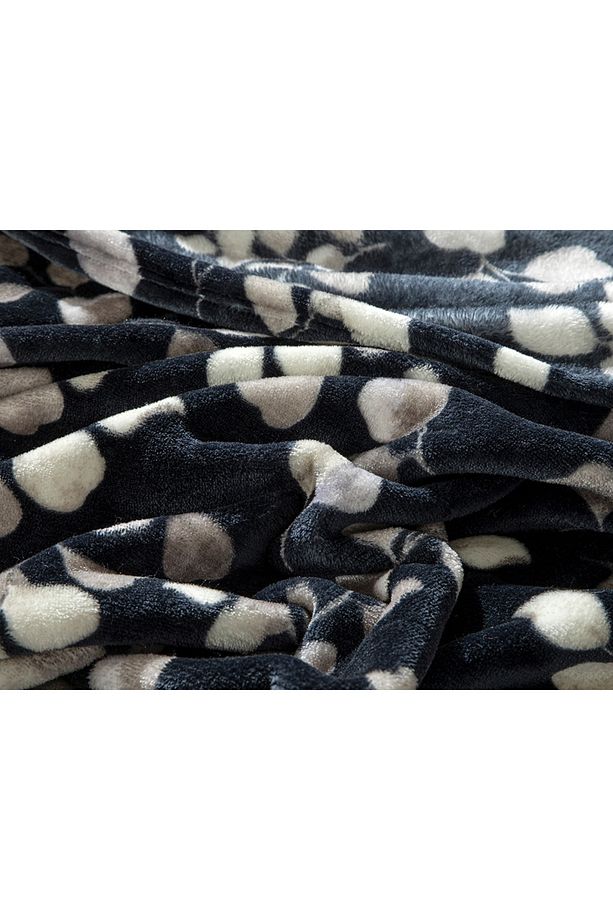 Autumn Twigs Baskılı Super Soft Tek Kişilik Battaniye 150x200 Cm Siyah - 3