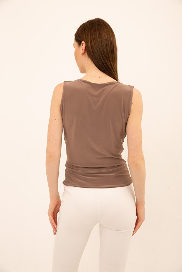 Vizon Degaje Yaka Bluz - 6