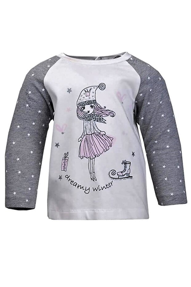 Girl's 100% Cotton Cotton Star Sweatshirt
