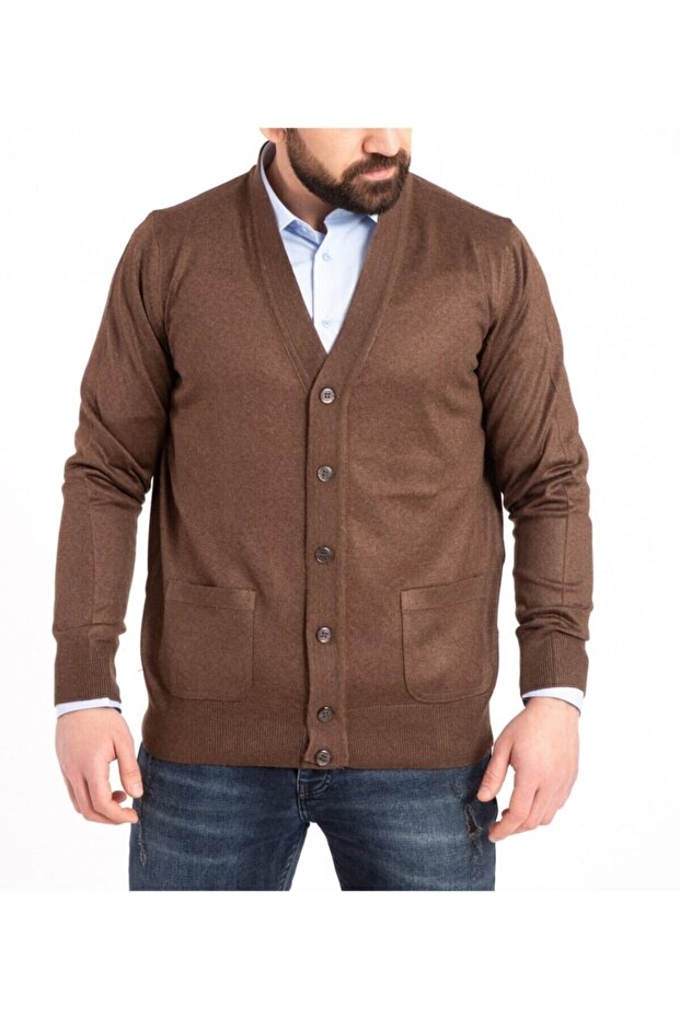 Men's Wool Knitwear Knitted Dad Cardigan