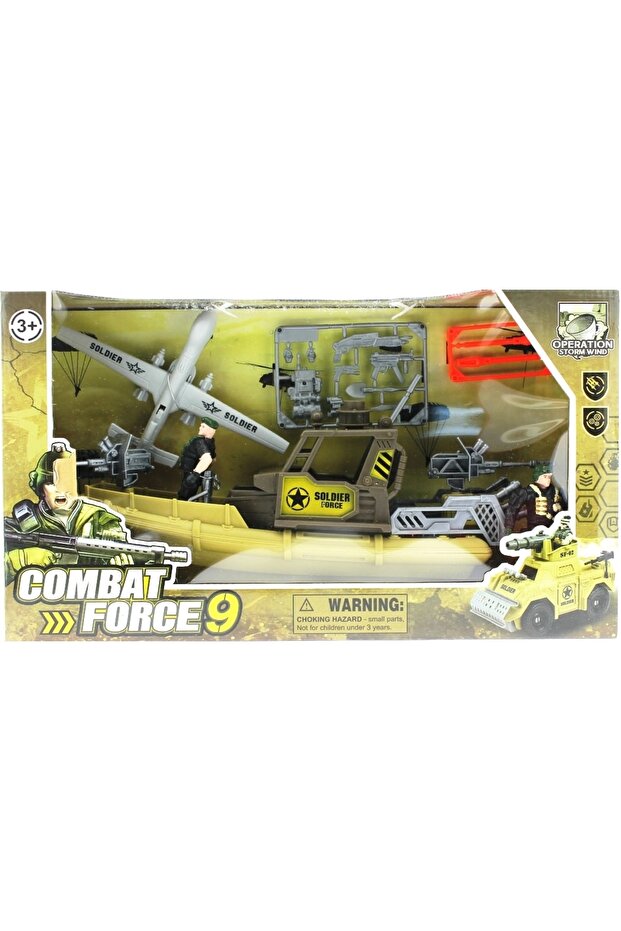 Combat Force Iha Ve Botlu Askeri Set - 3