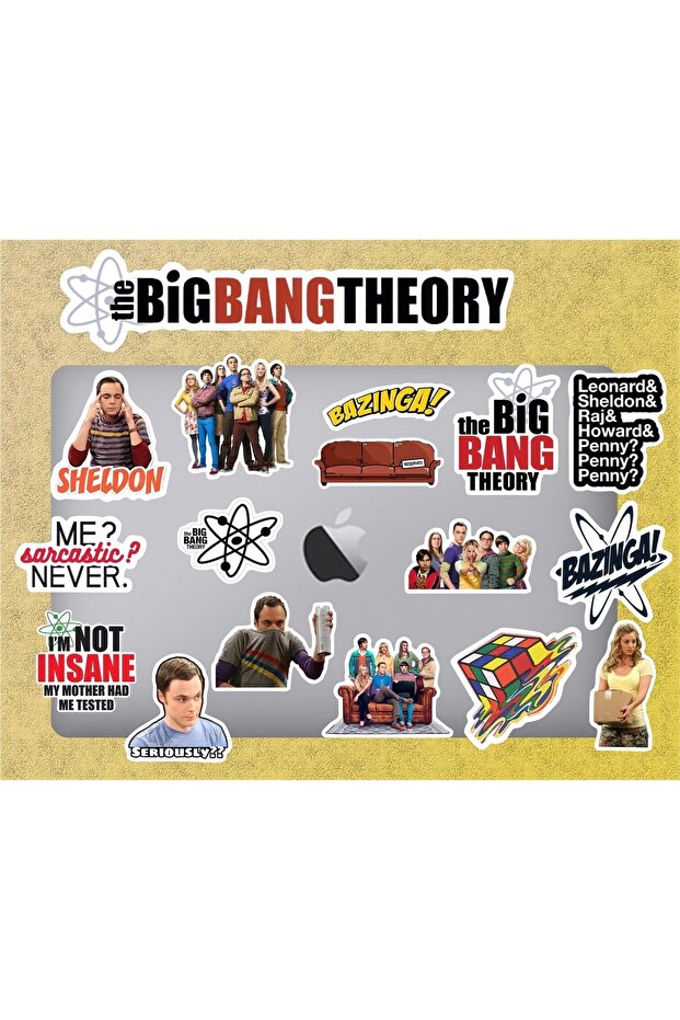 The Big Bang Theory Laptop Notebook Tablet Sticker Set