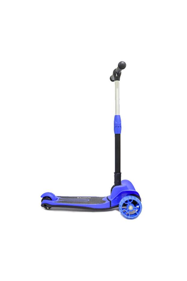 Flash Işıklı Scooter Mavi - 4