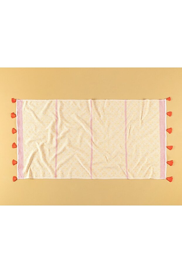 Madame Coco Beach Blancheur Jacquard Peshtemal