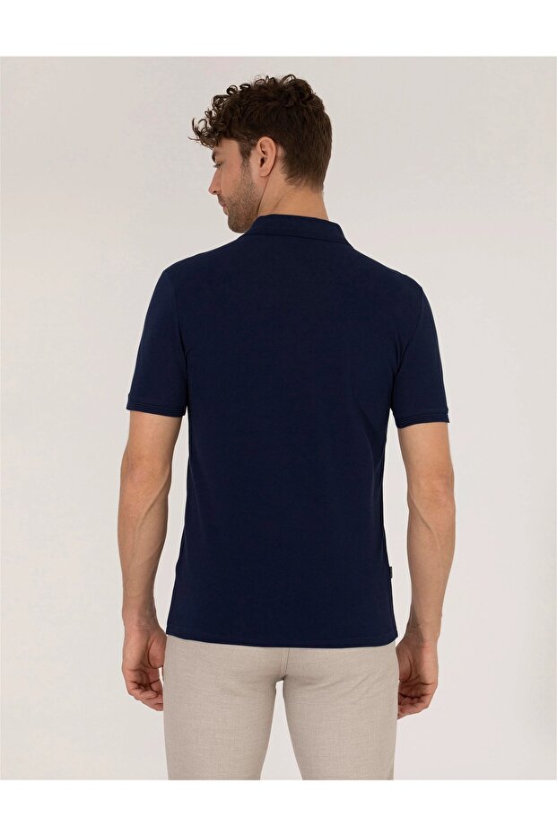 Μπλουζάκι Slim Fit Polo Neck Basic - 6