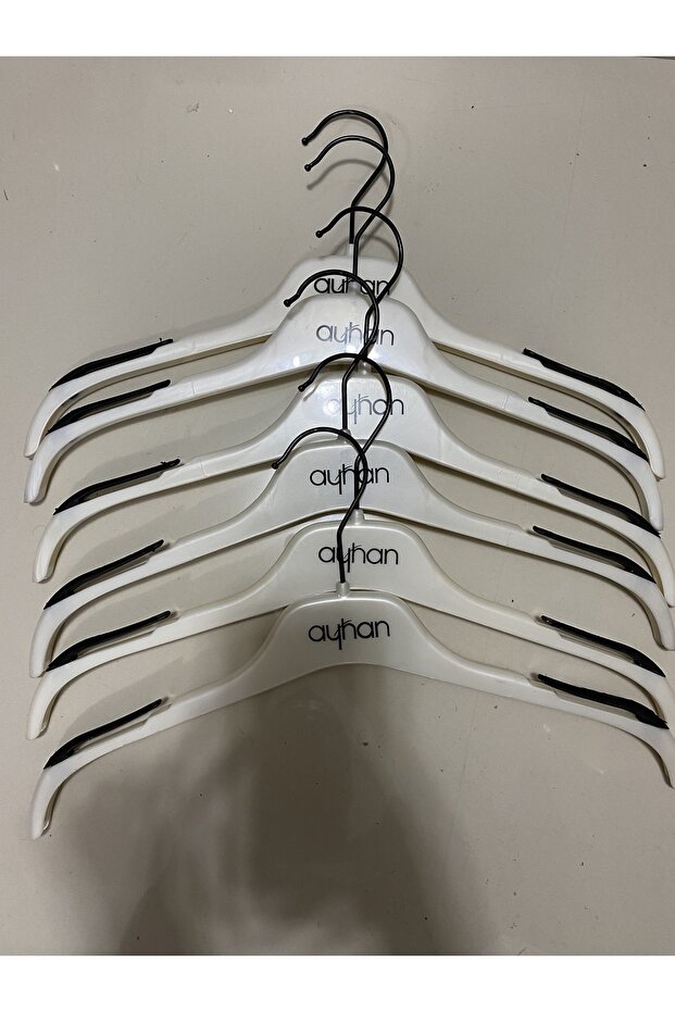 6 Cream Shirt Hangers 38 Cm 6 Shirt Hangers 38 Cm