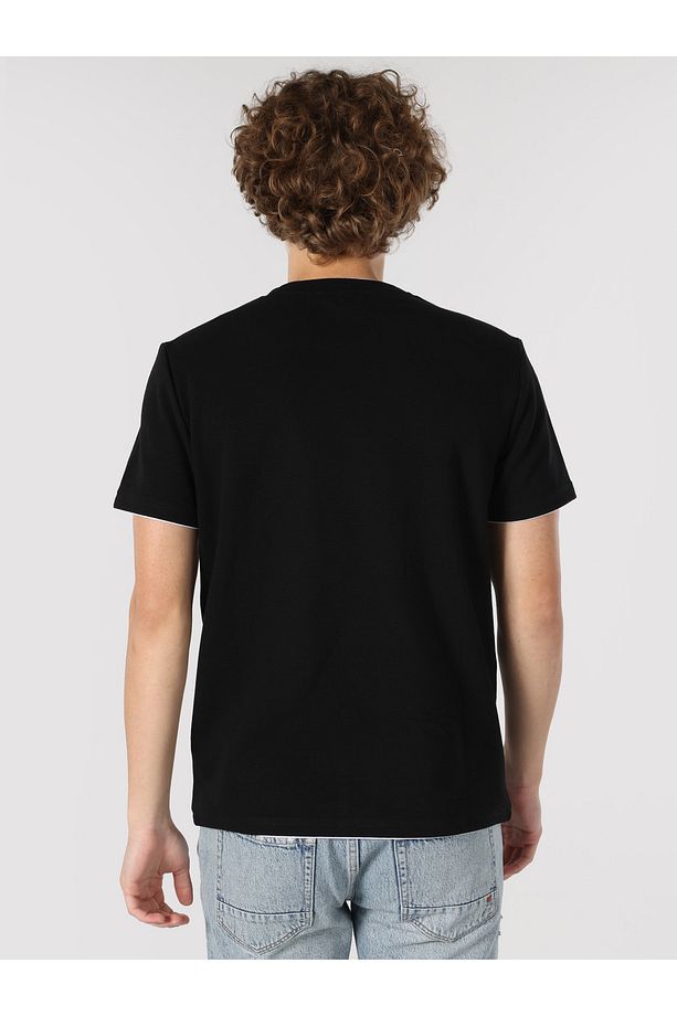 Siyah Erkek Tshirt K.kol - 2