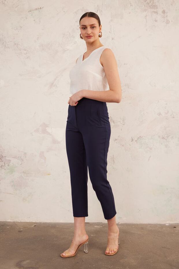 Yüksek Bel Pantolon - 3