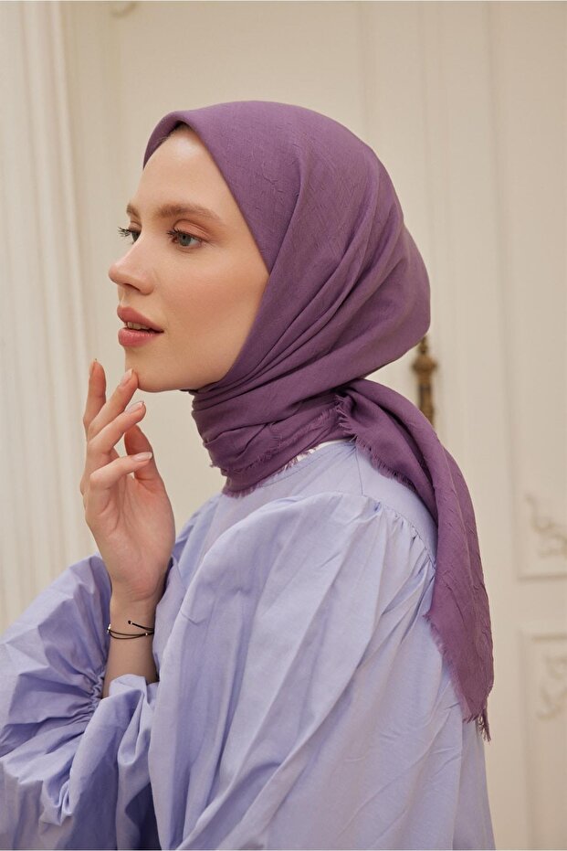 Bambu Eşarp Lavanta - 2