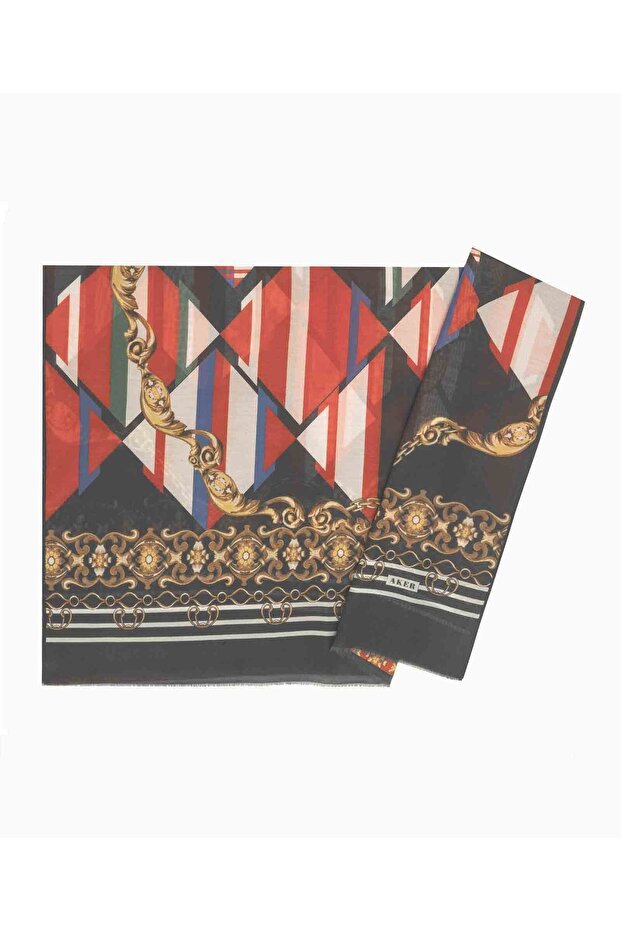 Kadın Lacivert Eşarp - 1