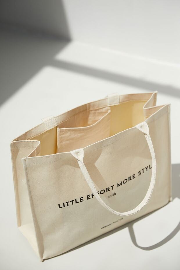 Baskılı Kanvas Çanta - 7