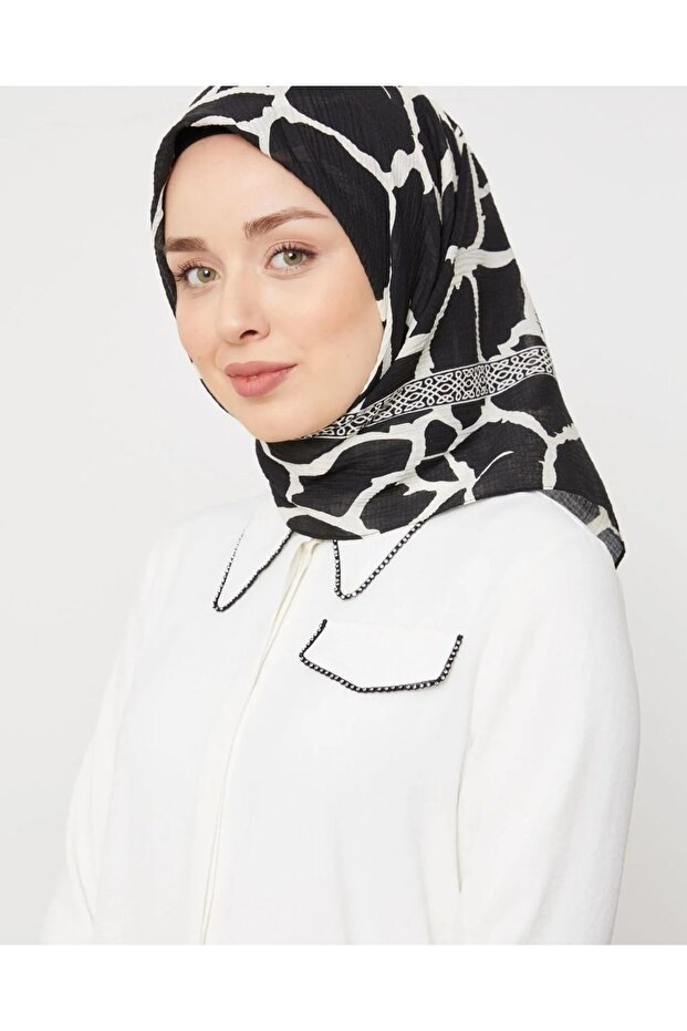 Patterned Mio Scarf - 1