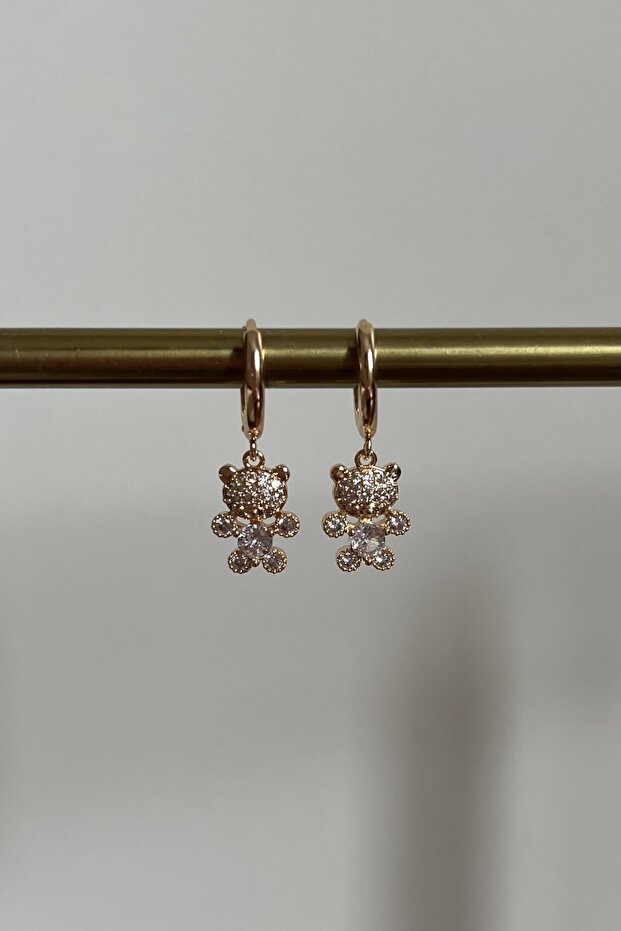 Teddy Bear Küpe - 1