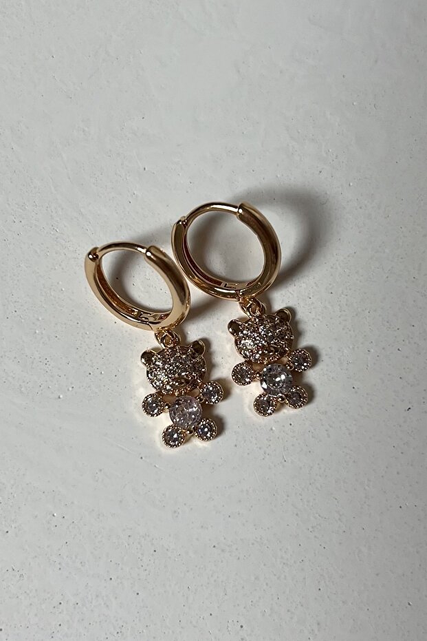 Teddy Bear Küpe - 2