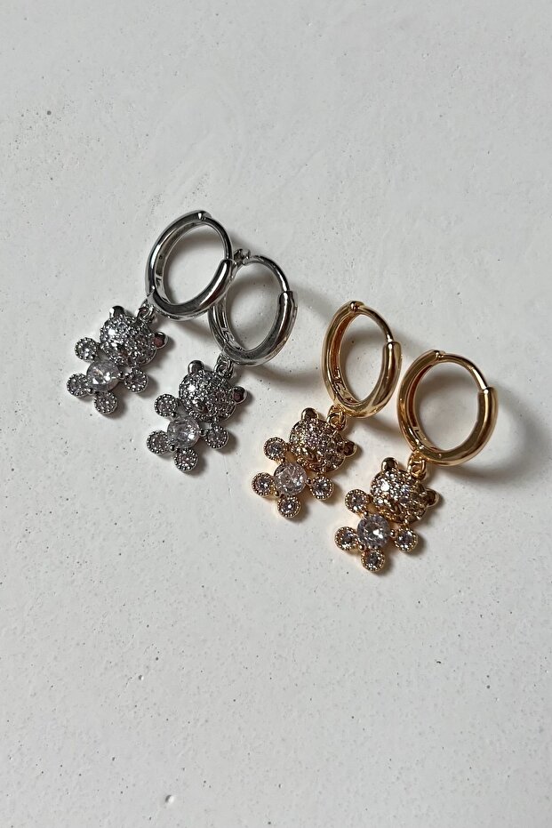 Teddy Bear Küpe - 4