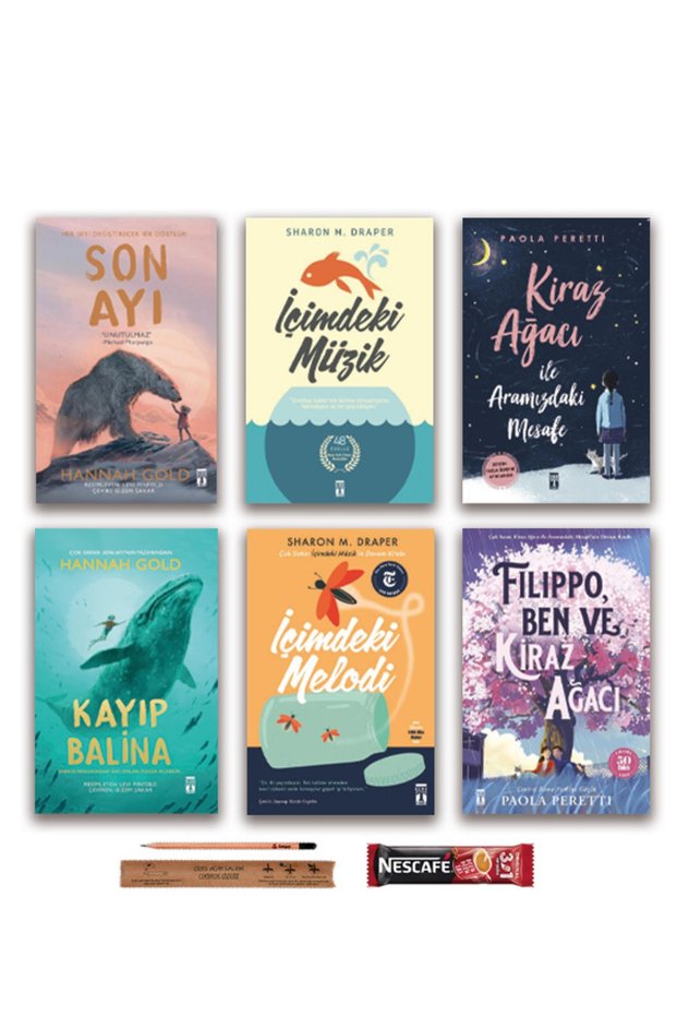 Son Ayı - Kayıp Balina - Içimdeki Müzik - Içimdeki Melodi - Filippo Ben Ve Kiraz Ağacı Set 6 Kitap