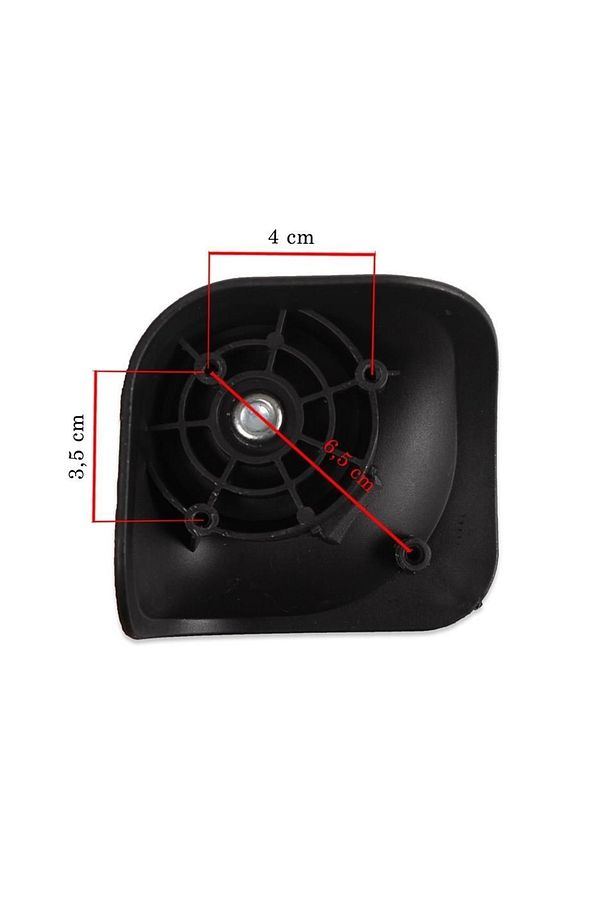 Valiz Tekerleği Çift Teker 01 4 Adet Gri - 7