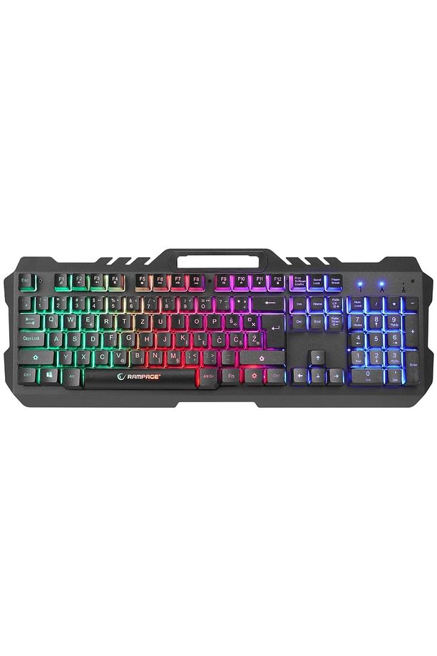 Kb-r57 X-jammer Gökkuşağı Aydınlatmalı Usb Lc Layout Oyuncu Klavyesi - 2