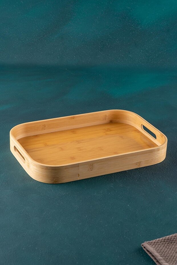 Bamboo Rectangular Presentation Tray 40cm Acr-023 - 1