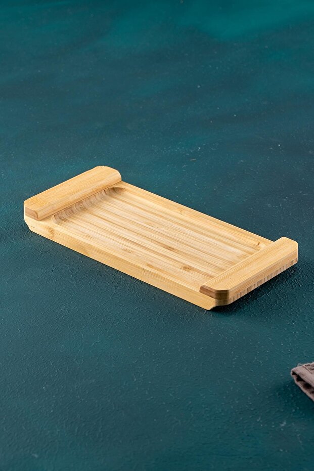 Bambu Sunum Tabak - 28 Cm - 1
